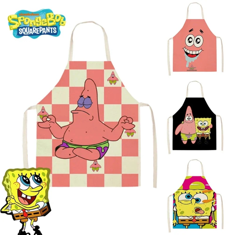Kitchen Q - SpongeBob Patrick Yetişkinler için Mutfak Önlükleri