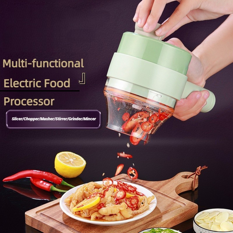 Kitchen Q - Kablosuz Elektrikli mutfak robotu Sebze Kesici