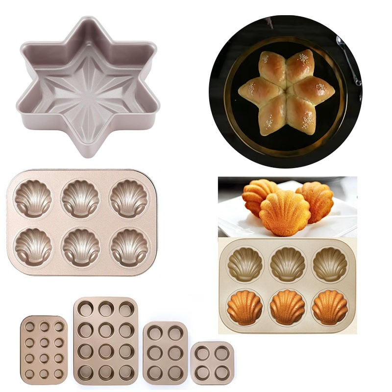 Kitchen Essentials Baking Tray - Yapışmaz Cupcake Tava Muffin Tepsisi Karbon