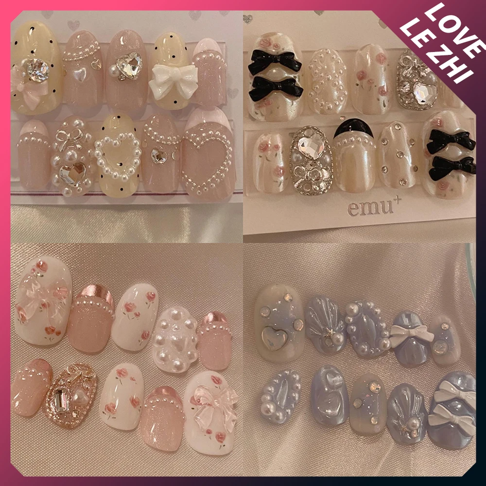 Decorating Tip Set - Pembe inci gül Charm yay dekore
