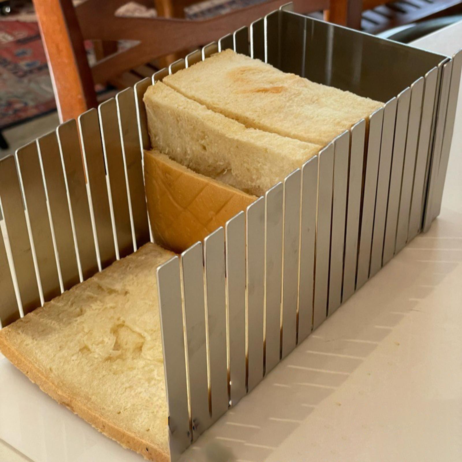 Kitchen Baking Aid - Paslanmaz Çelik Ekmek Dilimleme Tost Ekmeği