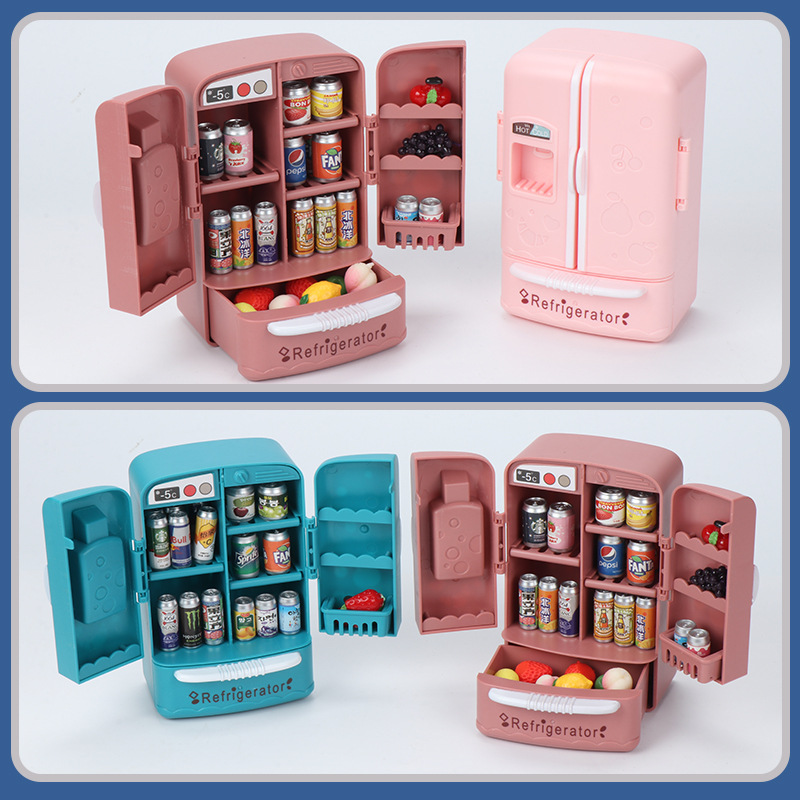 Kitchen Baking Cabinet - Sevimli Simülasyon Mikrofilm Mobilya Çift Kapılı