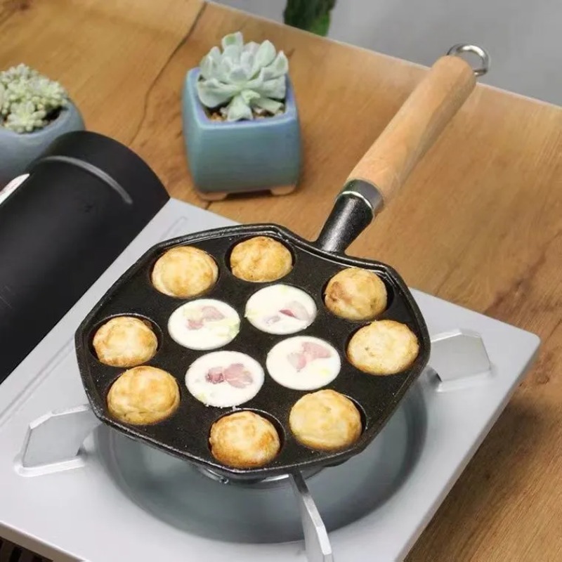 Pişirme Takoyaki Pan 14 delik  - Kitchen Baking Brush incelemesi ve fiyatı