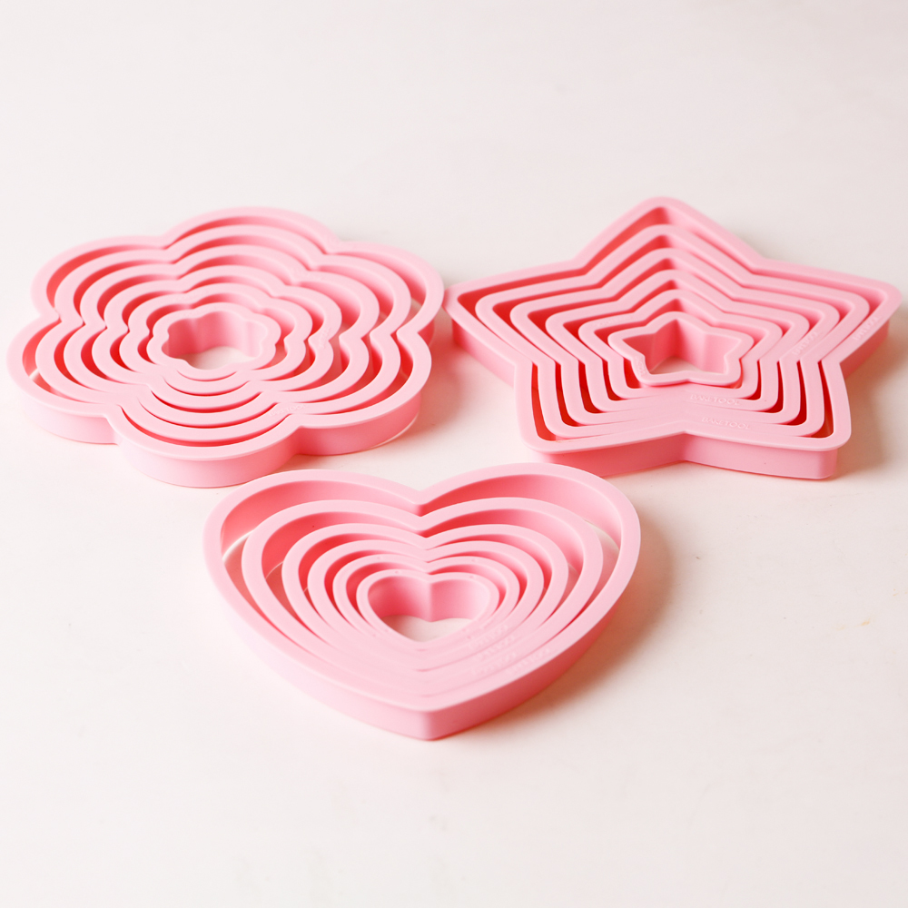 1 takım/3 takım Pembe Kalp Yıl - Kitchen Appliances For Baking incelemesi ve fiyatı