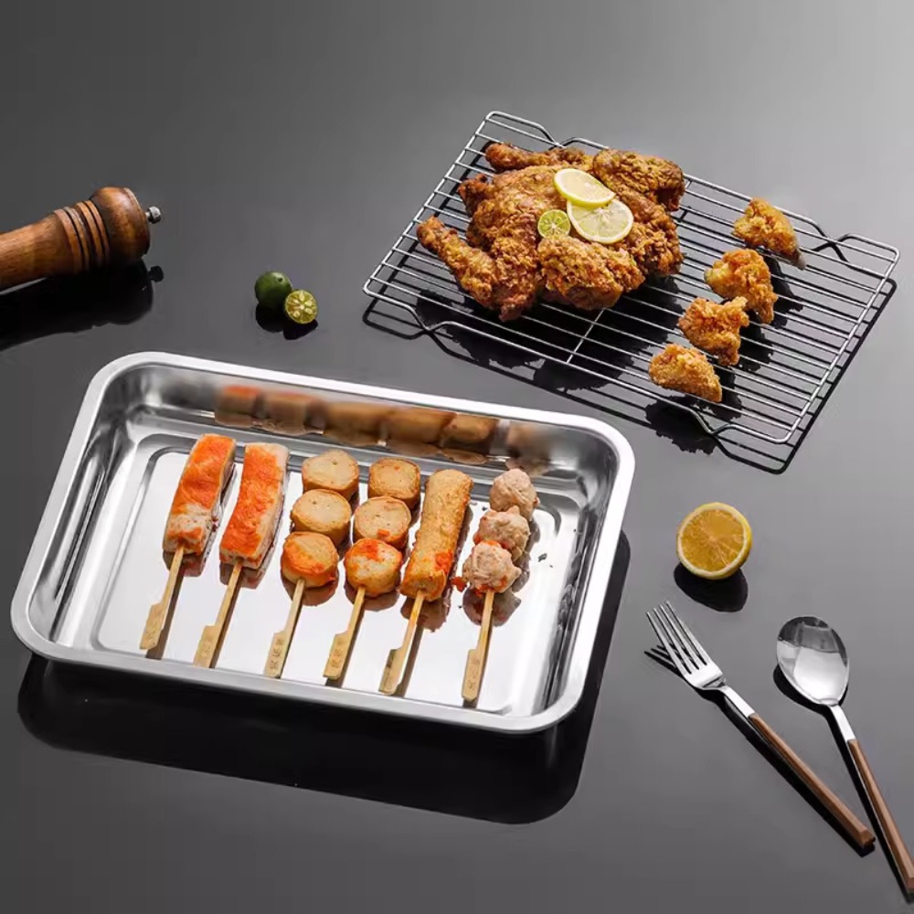 Paslanmaz Çelik Fırın Tepsisi, - Kitchen Baking Tray Set incelemesi ve fiyatı