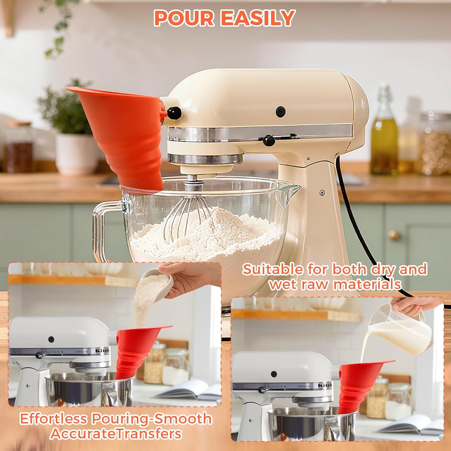 Gıda Sınıfı BPA İçermeyen Sili - Kitchen Baking Aid incelemesi ve fiyatı