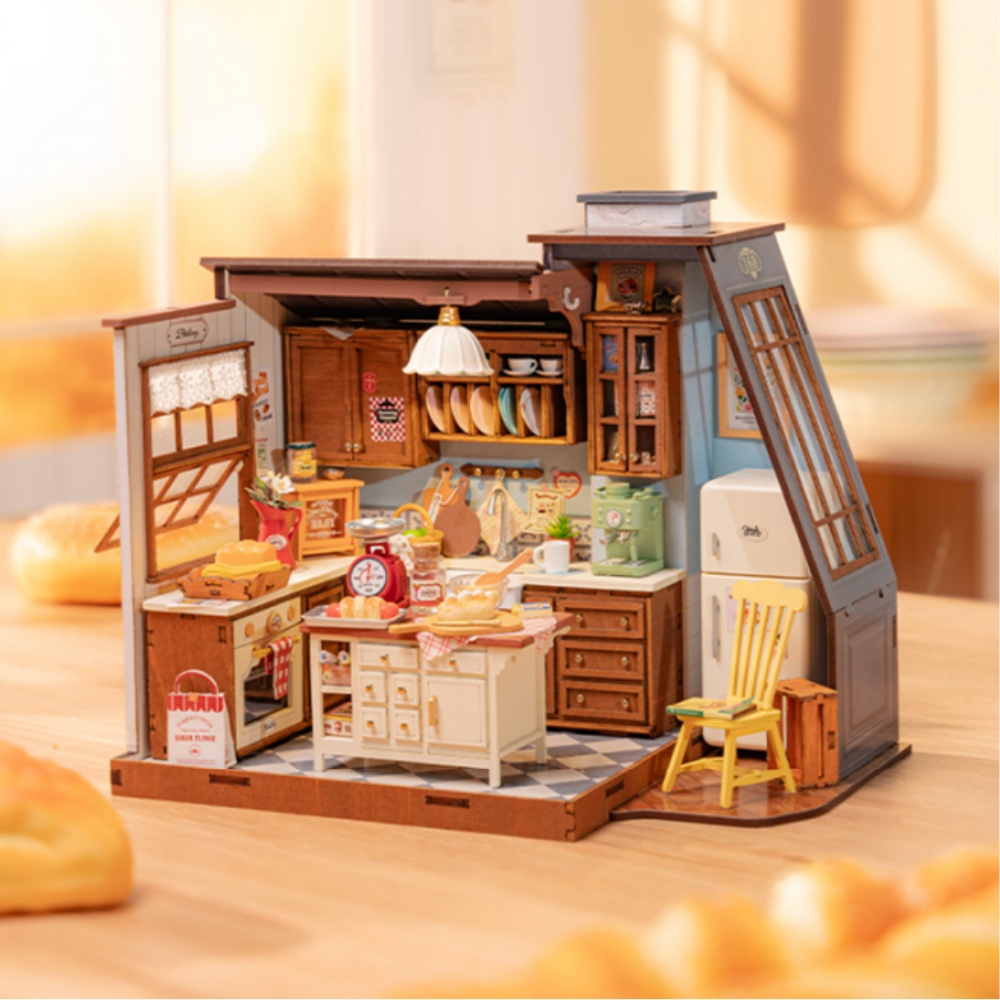 Rolife DIY Minyatür Dollhouse  - Baking Kitchen Robotime incelemesi ve fiyatı