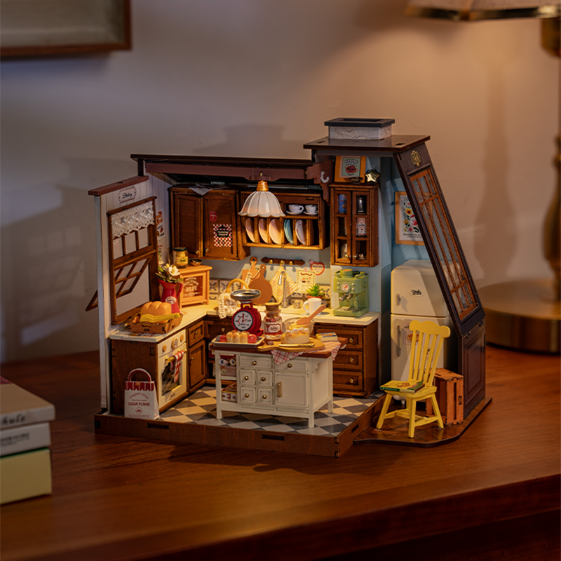 Rolife DIY Minyatür Dollhouse  - Baking Kitchen Robotime incelemesi ve fiyatı