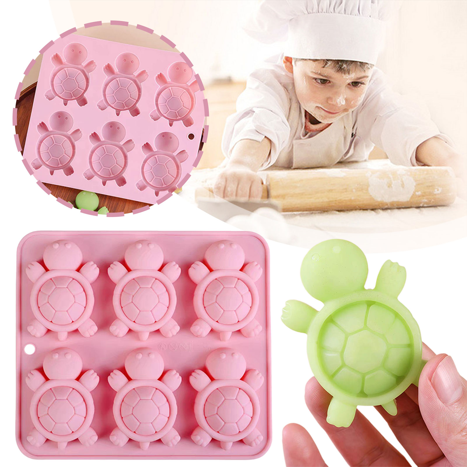 Kaplumbağalar buz tepsisi 3d k - Kitchen Appliances For Baking incelemesi ve fiyatı