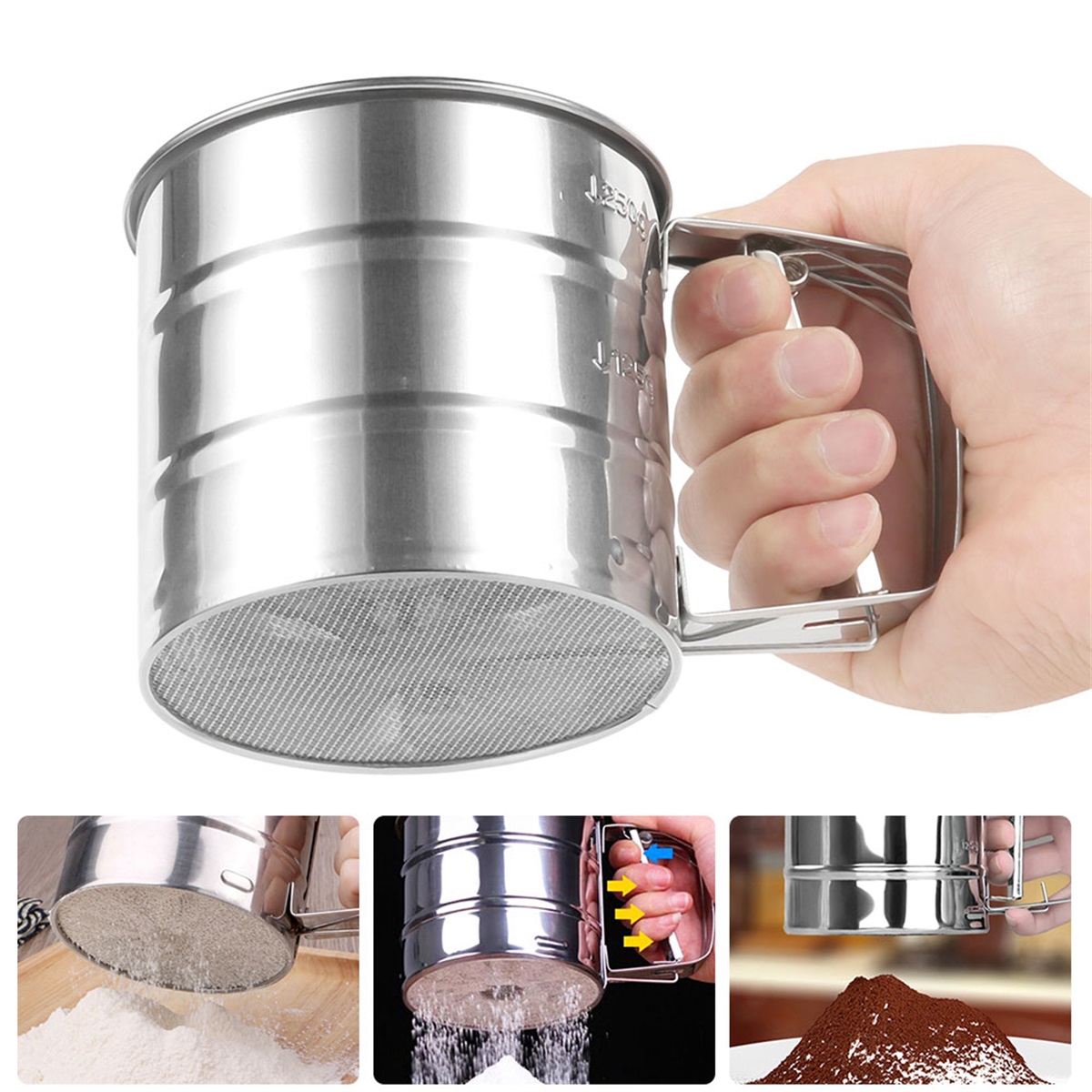 Elek Süzgeç Paslanmaz Çelik Un - Baking Powder Kitchen incelemesi ve fiyatı