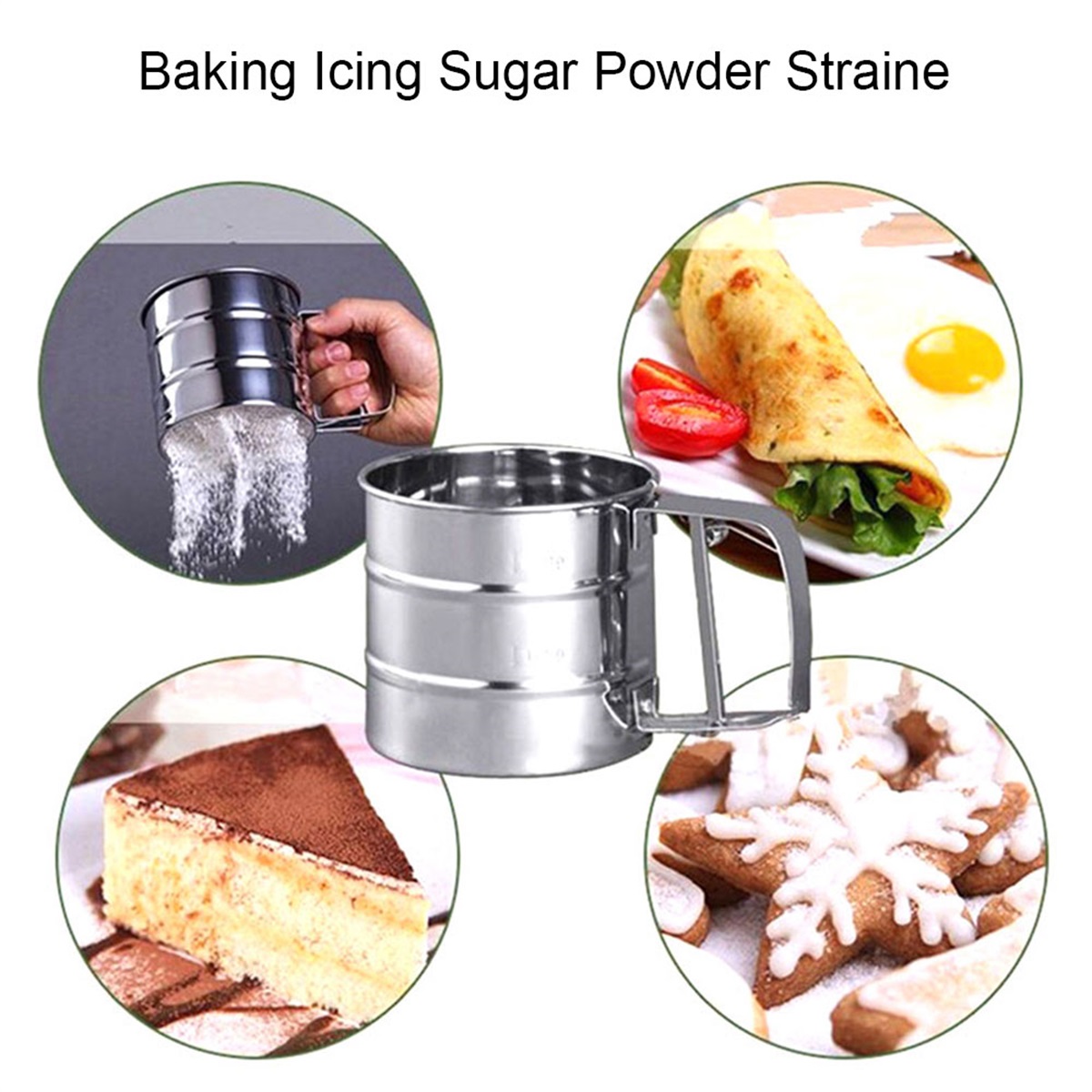 Elek Süzgeç Paslanmaz Çelik Un - Baking Powder Kitchen incelemesi ve fiyatı