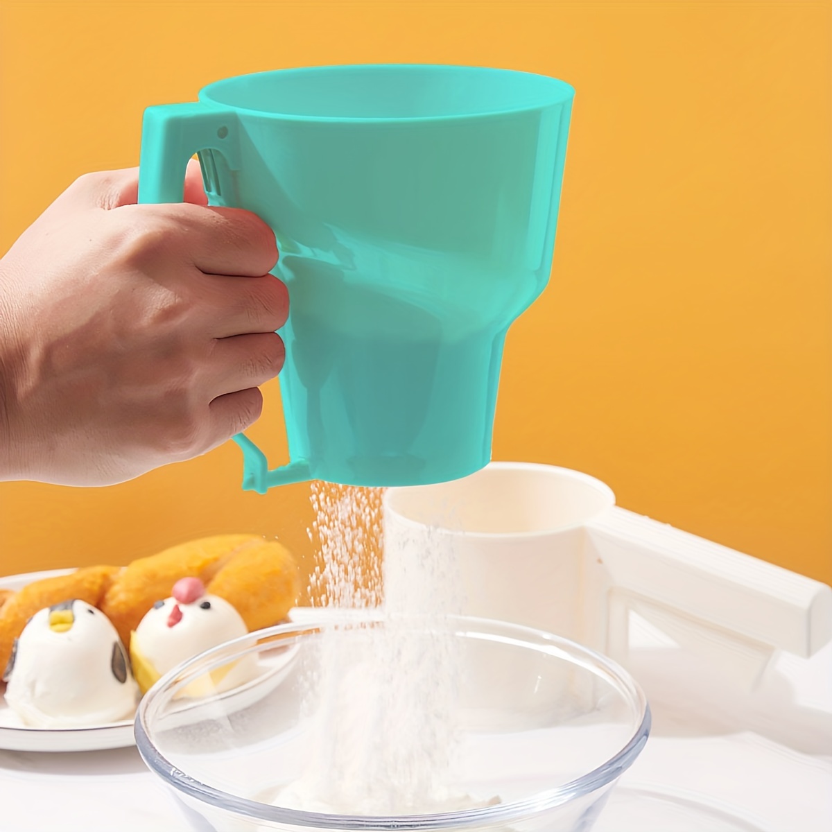 1 adet-Plastik El Tipi Toz Sal - Baking Powder Kitchen incelemesi ve fiyatı