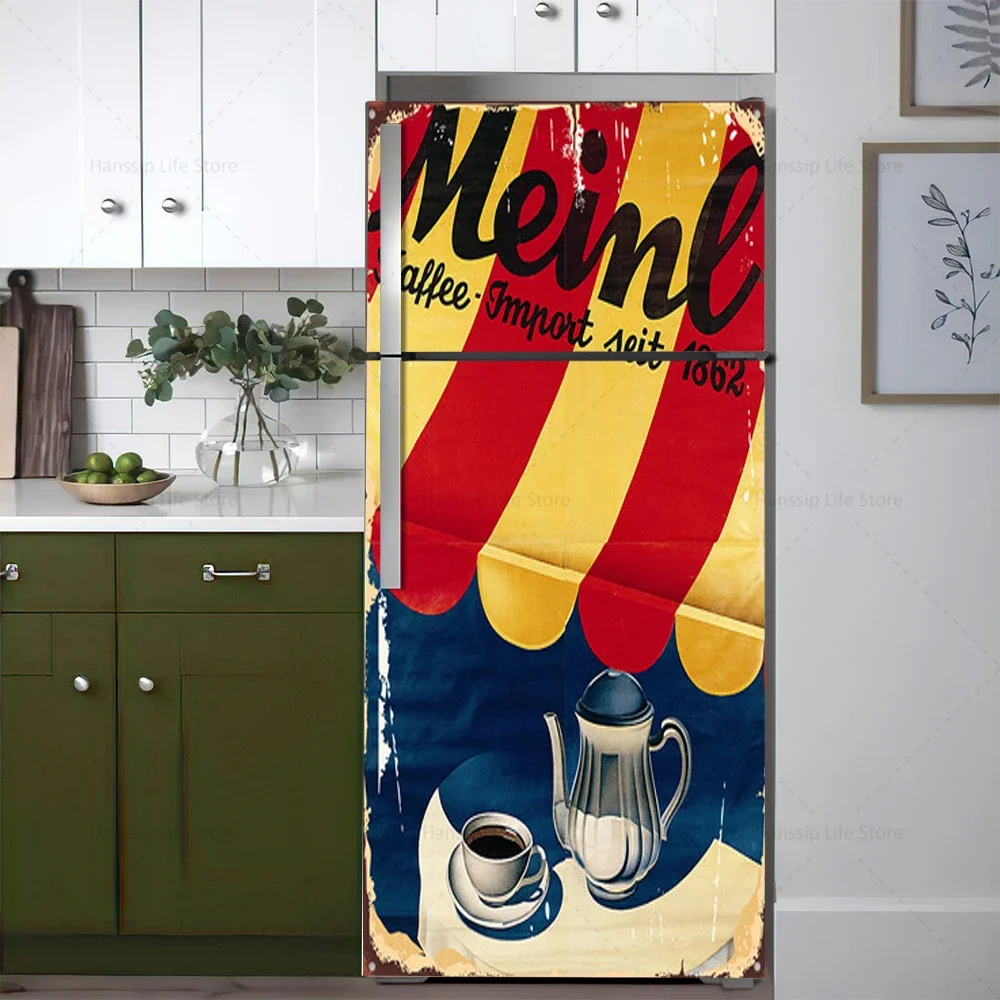 Retro Kahve Arka Plan Buzdolab - Kitchen Baking Cabinet incelemesi ve fiyatı