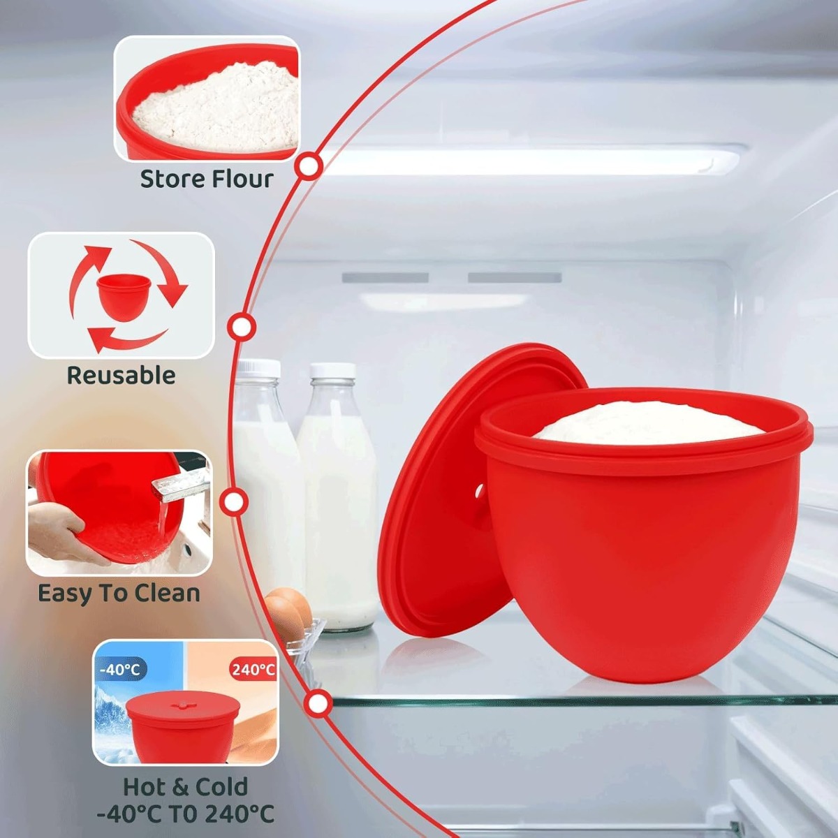 Silikon Mikser Kase Astarı Kap - Kitchen Baking Aid incelemesi ve fiyatı