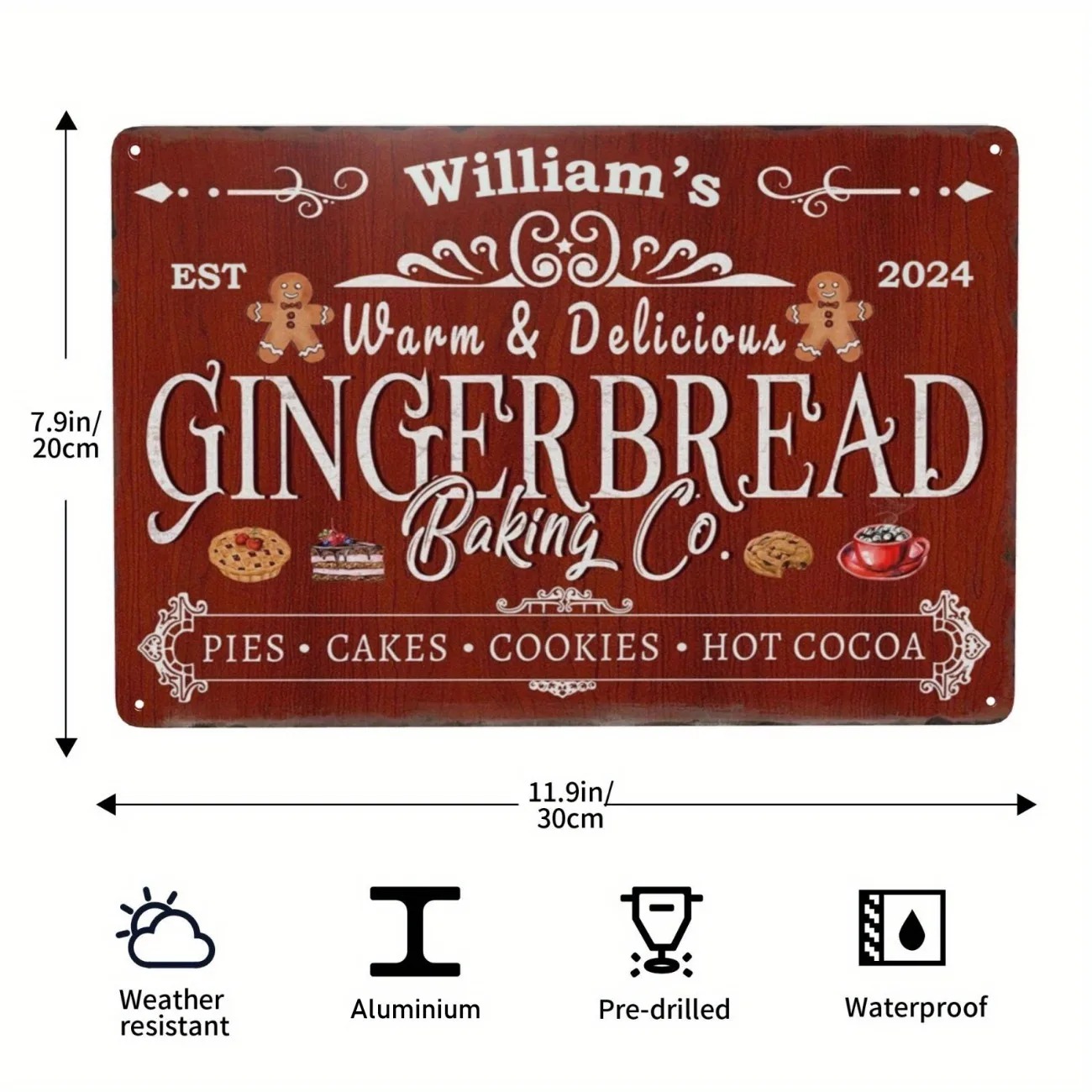 1 adet Kişiselleştirilmiş Zenc - Kitchen Baking Area incelemesi ve fiyatı