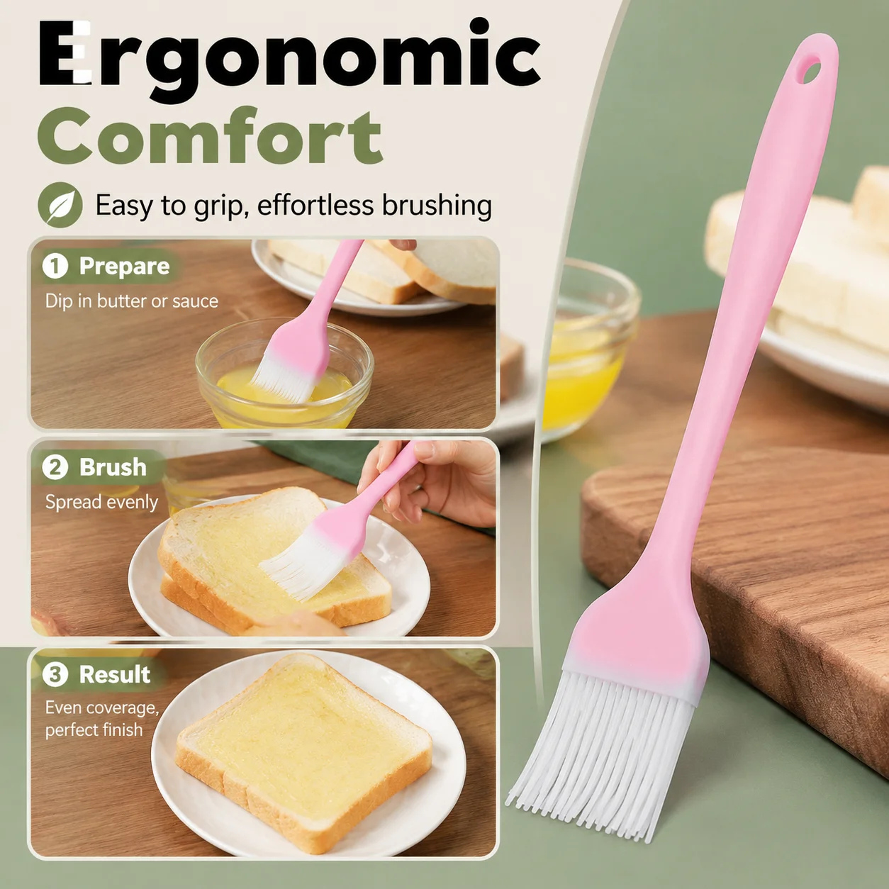 Silikon Mutfak Fırçaları - Isı - Kitchen Baking Brush incelemesi ve fiyatı