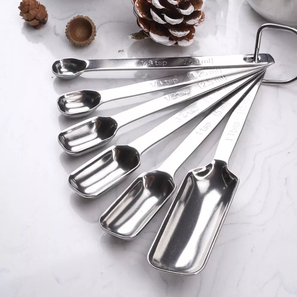 Ölçek ile 6 adet paslanmaz çel - Baking Powder Kitchen incelemesi ve fiyatı