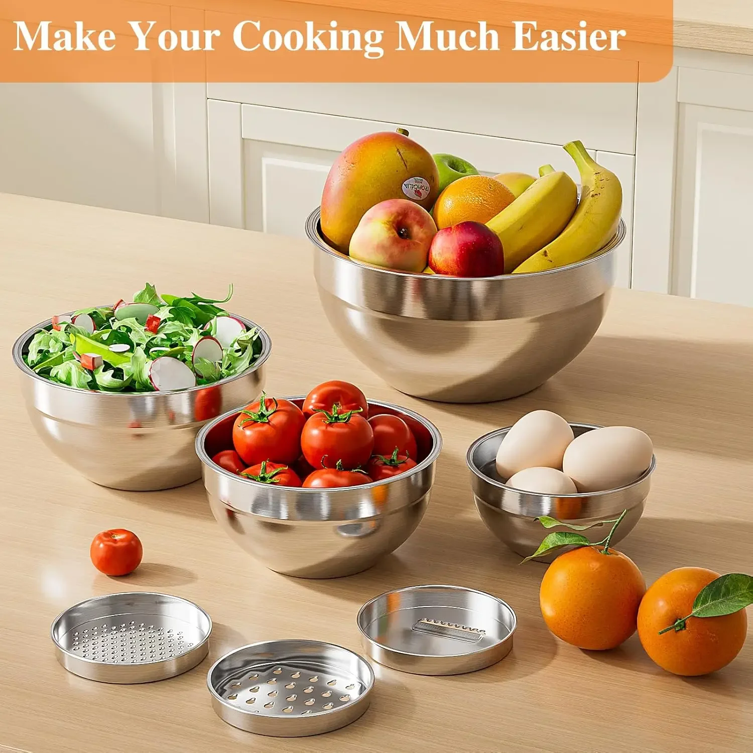 6 Parça Paslanmaz Çelik Karışt - Stand Mixer Bowl incelemesi ve fiyatı