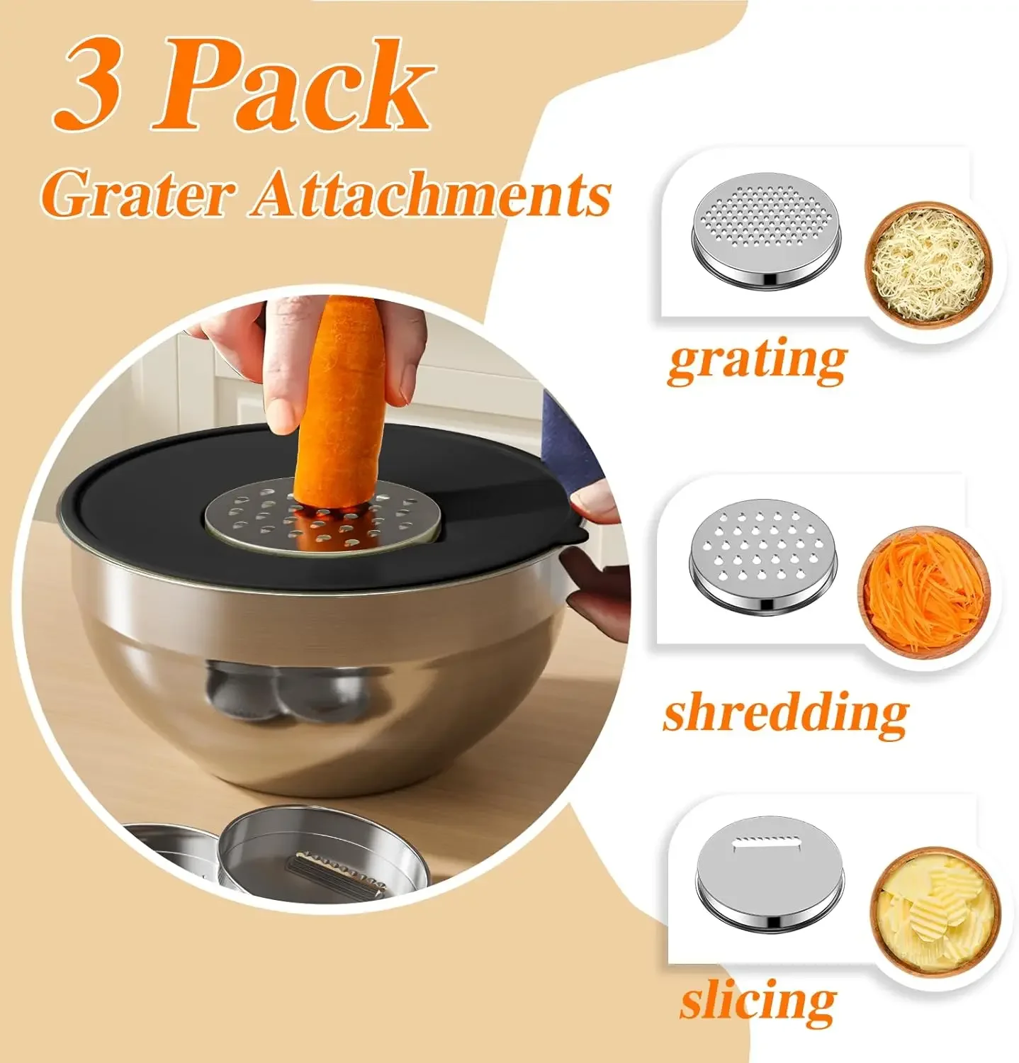 6 Parça Paslanmaz Çelik Karışt - Stand Mixer Bowl incelemesi ve fiyatı