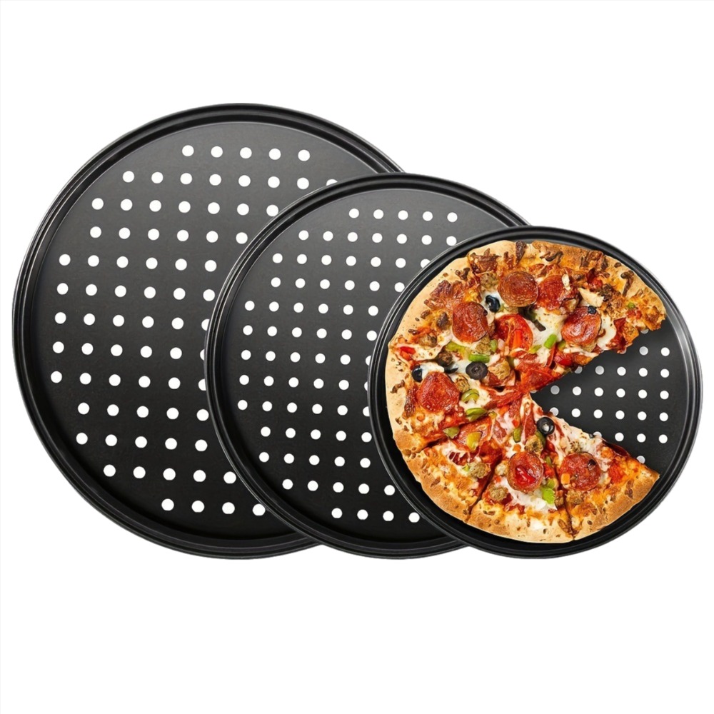 Karbon Çelik Delikli Pizza Tep - Kitchen Baking Tray Set incelemesi ve fiyatı