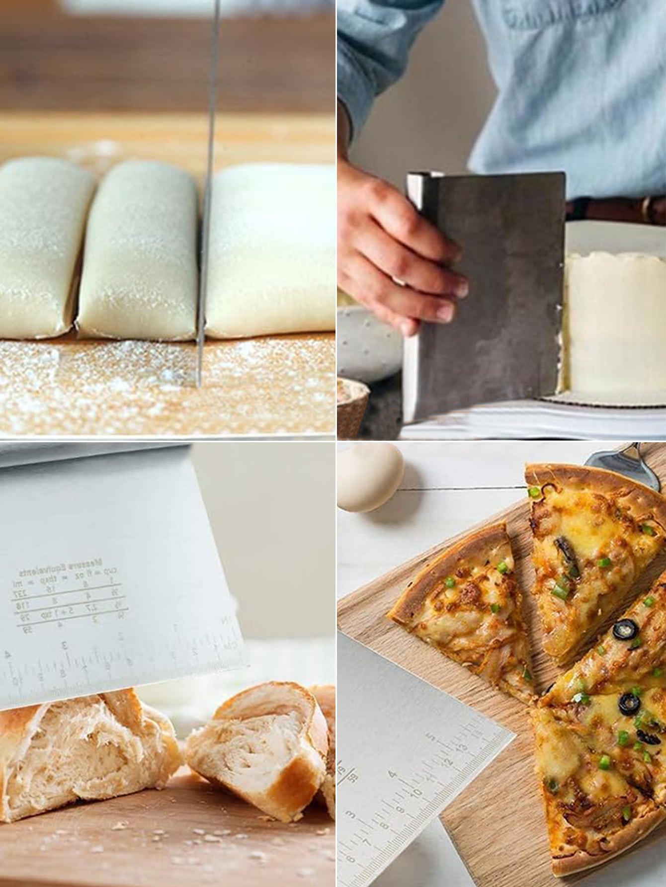 Hamur Kesme Aparatı, Paslanmaz - Bench Scraper Dough incelemesi ve fiyatı